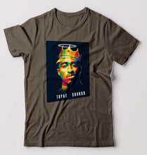 Load image into Gallery viewer, 2Pac Tupac T-Shirt for Men-Olive Green-Ektarfa.online