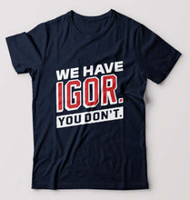 Load image into Gallery viewer, Igor T-Shirt for Men-Navy Blue-Ektarfa.online