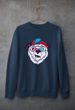 Load image into Gallery viewer, Bear Unisex Sweatshirt for Men/Women-Navy Blue-Ektarfa.online