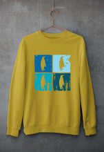 Load image into Gallery viewer, Penguins Unisex Sweatshirt for Men/Women-Mustard yellow-Ektarfa.online