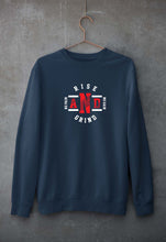 Load image into Gallery viewer, Rise & Grind Gym Unisex Sweatshirt for Men/Women-Navy Blue-Ektarfa.online