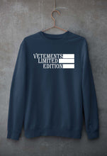 Load image into Gallery viewer, Vetements Unisex Sweatshirt for Men/Women-Navy Blue-Ektarfa.online