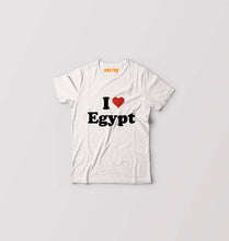 Load image into Gallery viewer, I Love Egypt Kids T-Shirt for Boy/Girl-White-Ektarfa.online