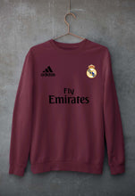 Load image into Gallery viewer, Real Madrid Unisex Sweatshirt for Men/Women-Maroon-Ektarfa.online