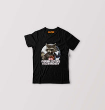 Load image into Gallery viewer, Rocket Raccoon Kids T-Shirt for Boy/Girl-Black-Ektarfa.online