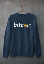 Load image into Gallery viewer, Cryptocurrency Bitcoin Unisex Sweatshirt for Men/Women-Navy Blue-Ektarfa.online
