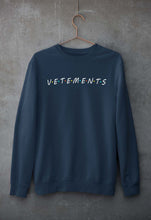 Load image into Gallery viewer, Vetements Unisex Sweatshirt for Men/Women-Navy Blue-Ektarfa.online