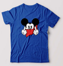 Load image into Gallery viewer, Mickey Mouse Fuck T-Shirt for Men-Royal Blue-Ektarfa.online