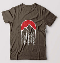 Load image into Gallery viewer, Twin Peaks T-Shirt for Men-Olive Green-Ektarfa.online