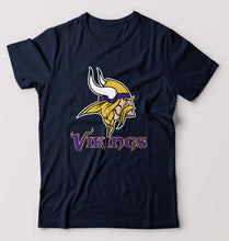 Load image into Gallery viewer, Vikings T-Shirt for Men-Navy Blue-Ektarfa.online