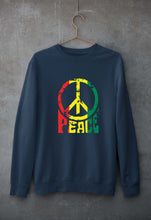 Load image into Gallery viewer, Bob Marley Peace Unisex Sweatshirt for Men/Women-Navy Blue-Ektarfa.online