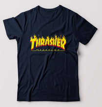 Load image into Gallery viewer, Thrasher Magzine T-Shirt for Men-Navy Blue-Ektarfa.online