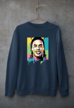 Load image into Gallery viewer, Ronaldinho Unisex Sweatshirt for Men/Women-Navy Blue-Ektarfa.online