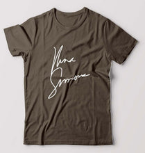 Load image into Gallery viewer, Nina Simone T-Shirt for Men-Olive Green-Ektarfa.online