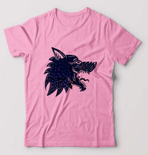 Load image into Gallery viewer, Wolf T-Shirt for Men-Light Baby Pink-Ektarfa.online