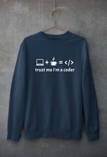 Load image into Gallery viewer, COder Unisex Sweatshirt for Men/Women-Navy Blue-Ektarfa.online
