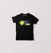 Load image into Gallery viewer, Tennis Kids T-Shirt for Boy/Girl-Black-Ektarfa.online