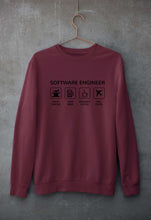 Load image into Gallery viewer, Software Engineer Unisex Sweatshirt for Men/Women-Maroon-Ektarfa.online