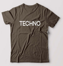 Load image into Gallery viewer, Techno T-Shirt for Men-Olive Green-Ektarfa.online