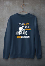Load image into Gallery viewer, Cycling Unisex Sweatshirt for Men/Women-Navy Blue-Ektarfa.online