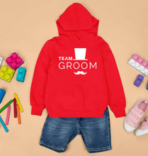 Load image into Gallery viewer, Team Groom Kids Hoodie for Boy/Girl-Red-Ektarfa.online