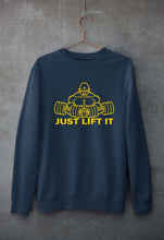 Load image into Gallery viewer, Gym Lift Unisex Sweatshirt for Men/Women-Navy Blue-Ektarfa.online