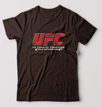 Load image into Gallery viewer, UFC T-Shirt for Men-Coffee Brown-Ektarfa.online