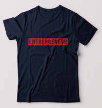 Load image into Gallery viewer, Entrepreneur T-Shirt for Men-Navy Blue-Ektarfa.online