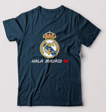 Load image into Gallery viewer, Hala Madrid T-Shirt for Men-Petrol Blue-Ektarfa.online
