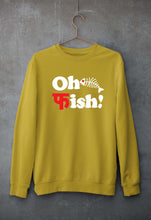 Load image into Gallery viewer, Fish Funny Unisex Sweatshirt for Men/Women-Mustard Yellow-Ektarfa.online