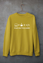 Load image into Gallery viewer, COder Unisex Sweatshirt for Men/Women-Mustrad Yellow-Ektarfa.online