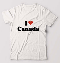 Load image into Gallery viewer, I Love Canada T-Shirt for Men-White-Ektarfa.online