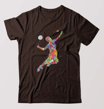 Load image into Gallery viewer, Badminton T-Shirt for Men-Coffee Brown-Ektarfa.online