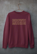 Load image into Gallery viewer, BROWN MUNDE Unisex Sweatshirt for Men/Women-Maroon-Ektarfa.online
