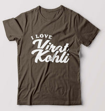 Load image into Gallery viewer, Virat Kohli T-Shirt for Men-Olive Green-Ektarfa.online