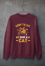 Load image into Gallery viewer, Cat Lover Unisex Sweatshirt for Men/Women-maroon-Ektarfa.online