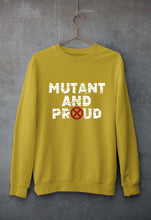 Load image into Gallery viewer, X-Men Mutant Unisex Sweatshirt for Men/Women-Mustard Yellow-Ektarfa.online