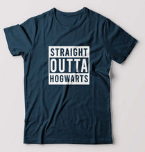 Load image into Gallery viewer, Harry Potter Hogwarts T-Shirt for Men-Petrol Blue-Ektarfa.online