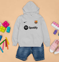 Load image into Gallery viewer, Barcelona 2022-23 Kids Hoodie for Boy/Girl-GREY-Ektarfa.online