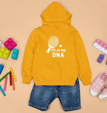 Load image into Gallery viewer, Table Tennis (TT) DNA Kids Hoodie for Boy/Girl-Mustard Yellow-Ektarfa.online
