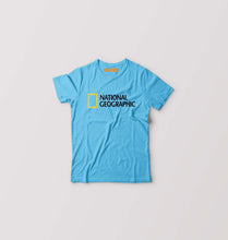 Load image into Gallery viewer, National geographic Kids T-Shirt for Boy/Girl-Light Blue-Ektarfa.online