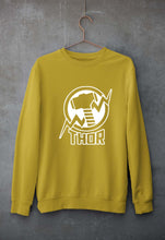 Load image into Gallery viewer, Thor Superhero Unisex Sweatshirt for Men/Women-Mustard Yellow-Ektarfa.online