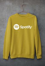 Load image into Gallery viewer, Spotify Unisex Sweatshirt for Men/Women-Mustard Yellow-Ektarfa.online