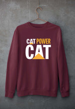 Load image into Gallery viewer, Cat Power Unisex Sweatshirt for Men/Women-Maroon-Ektarfa.online
