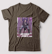 Load image into Gallery viewer, Jessica Jones T-Shirt for Men-Olive Green-Ektarfa.online