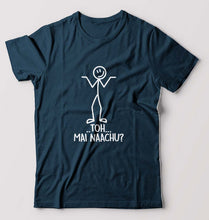 Load image into Gallery viewer, Nachu Funny T-Shirt for Men-Petrol Blue-Ektarfa.online