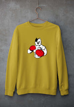 Load image into Gallery viewer, Pitbull Boxing Unisex Sweatshirt for Men/Women-Mustard Yellow-Ektarfa.online