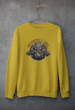 Load image into Gallery viewer, Motercycle Born To Ride Unisex Sweatshirt for Men/Women-Mustard Yellow-Ektarfa.online