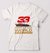 Load image into Gallery viewer, Max Verstappen F1 World Championship T-Shirt for Men-White-Ektarfa.online