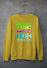Load image into Gallery viewer, Music Unisex Sweatshirt for Men/Women-Mustard Yellow-Ektarfa.online